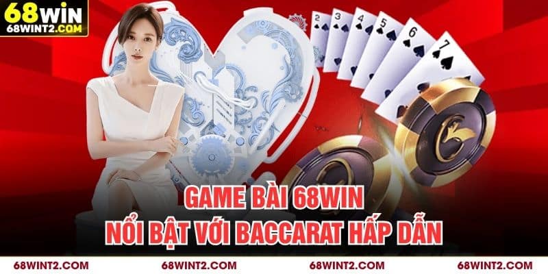 Game bài 68WIN nổi bật với baccarat hấp dẫn